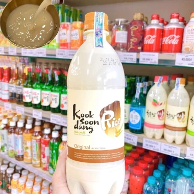 Nước gạo lên len Makgeolli truyền thống 750ml – hương vị đậm đà, giảm 20% chỉ 80.000 VND