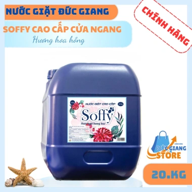 Nước Giặt Cao Cấp Soffy 20kg cho Máy Giặt Cửa Ngang - Sạch Trắng, Lưu Hương 48h, Giá 755.000 VND (giảm từ 906.000 VND)