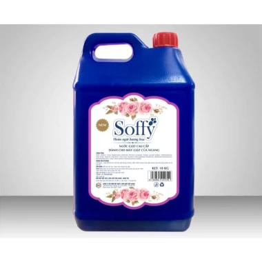 Nước Giặt Cao Cấp Soffy 20kg cho Máy Giặt Cửa Ngang - Sạch Trắng, Lưu Hương 48h, Giá 755.000 VND (giảm từ 906.000 VND)