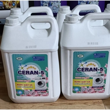 Nước Giặt CERAN 5 Hương Hoa Anh Đào 10kg - Giá 259.000, thơm ngọt, sạch sâu