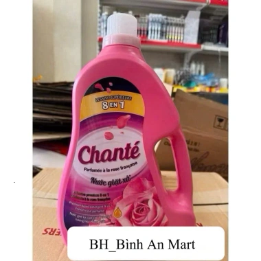 Nước giặt Chanté 8in1 Giặt Xả Hương Nước Hoa Thơm 3kg - Giá ưu đãi 128.576 VND tại Bách Hóa Bình An Mart