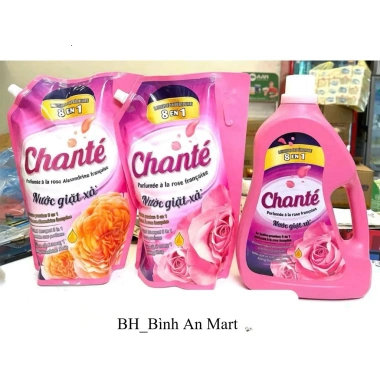 Nước giặt Chanté 8in1 Giặt Xả Hương Nước Hoa Thơm 3kg - Giá ưu đãi 128.576 VND tại Bách Hóa Bình An Mart