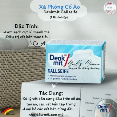 Nước giặt Denkmit 1.000ml nội địa Đức - Giặt trắng, tối màu, chỉ 55.000 VND 8