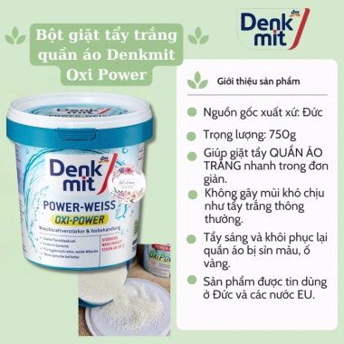 Nước giặt Denkmit 1.000ml nội địa Đức - Giặt trắng, tối màu, chỉ 55.000 VND 10