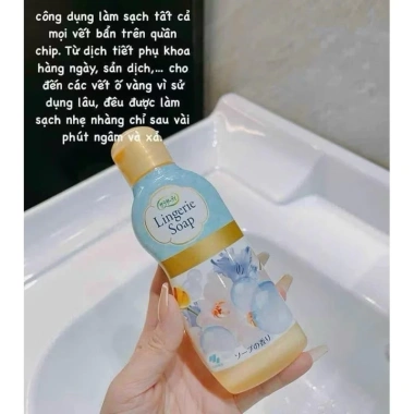 Nước giặt đồ lót Lingerie Soap chuẩn Nhật Bản Pap Shop 120ml - Giữ mềm mại, không kích ứng, chỉ 130k