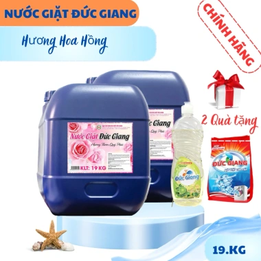 Nước Giặt Đức Giang 19kg Hương Ban Mai - Sạch Thơm Lâu, Giảm 299k, Giá 535.000đ
