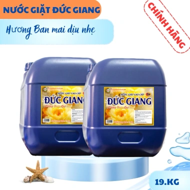 Nước Giặt Đức Giang 19kg Hương Ban Mai - Sạch Thơm Lâu, Giảm 299k, Giá 535.000đ
