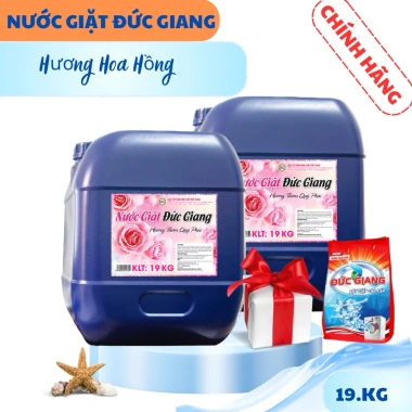 Nước Giặt Đức Giang 19kg Hương Hoa - Sạch Thơm, Chính Hãng, Giá 535.000 VNĐ
