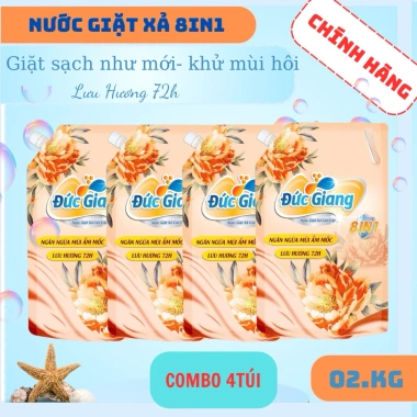 Nước Giặt Đức Giang Hương Hoa 8in1 – Hương Ngọt Ngào, Chính Hãng, Giá 83.000đ 3 Nước Giặt Đức Giang Hương Hoa 8in1 – Hương Ngọt Ngào, Chính Hãng, Giá 83.000đ 3