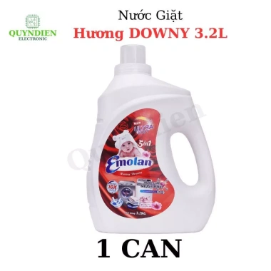 Nước giặt Emolan 3.2L công nghệ Nhật Bản - Giữ màu, bền vải, thơm 24h, giá 179.000đ