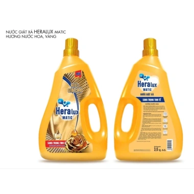 Nước giặt Hera Lux màu vàng hương hoa sang trọng, giặt sạch, lưu hương lâu - Giảm giá, chỉ 140.000 VNĐ