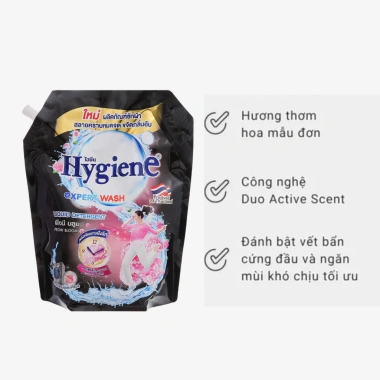 Nước Giặt Hygiene Expert Wash Hương Hoa 1.800ml - Giá 75.000đ, Giặt Sạch, Uy Tín