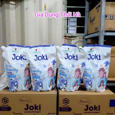 Nước giặt JOKI hương thơm dịu nhẹ - An toàn cho da bé, 4 túi 2.2L, giảm giá 85k 5 Nước giặt JOKI hương thơm dịu nhẹ - An toàn cho da bé, 4 túi 2.2L, giảm giá 85k 5