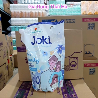 Nước giặt JOKI hương thơm dịu nhẹ - An toàn cho da bé, 4 túi 2.2L, giảm giá 85k