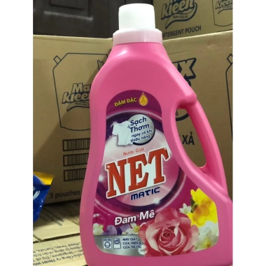 Nước giặt NET MATIC 3,3KG - Giá ưu đãi 159.000, giặt sạch, khử mùi mạnh 3