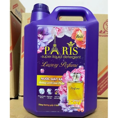 Nước Giặt Paris Luxury Perfume 5 trong 1 Hàng chính hãng, hương hoa Pháp, làm sạch nhanh, giá ưu đãi 56.900₫ 5