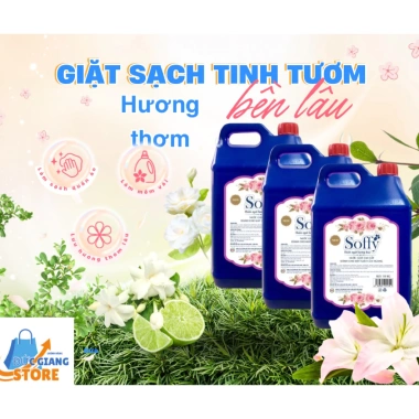Nước Giặt Soffy 20kg Hương Lavender Siêu Sạch - Lưu Hương Đức Giang Giá 690k 5 Nước Giặt Soffy 20kg Hương Lavender Siêu Sạch - Lưu Hương Đức Giang Giá 690k 5