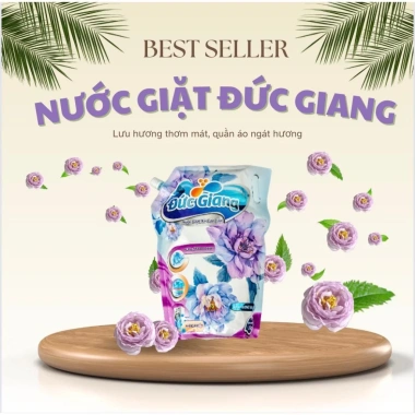 Nước Giặt Xả 2in1 Đức Giang 3,6kg Hương Ban Mai Thơm Mát - Không Cần Thêm Xả 5 Nước Giặt Xả 2in1 Đức Giang 3,6kg Hương Ban Mai Thơm Mát - Không Cần Thêm Xả 5