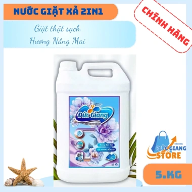 Nước Giặt Xả 2in1 Đức Giang 5kg 10kg Hương Nước Hoa Giặt Sạch Vết Bẩn Lưu Hương 7 Ngày Giá 178.000 VND