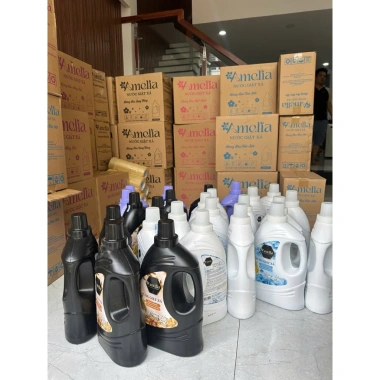 Nước giặt xả Amelia 2in1 1 can 3,2 lít - Giặt sạch, thơm lâu, Giá chỉ 130.000 VNĐ 4