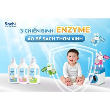 Nước giặt xả bé Sachi Organic 2kg/280g - Dịu nhẹ, sạch sâu, an toàn cho làn da bé, giá ưu đãi 35.000 3