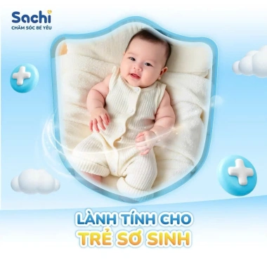 Nước giặt xả bé Sachi Organic 2kg/280g - Dịu nhẹ, sạch sâu, an toàn cho làn da bé, giá ưu đãi 35.000 4