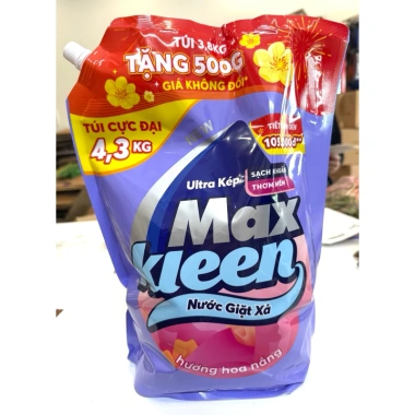 Nước Giặt Xả Max Kleen 3,8kg Hương Huyền Diệu – Giá 167.670đ Giảm Giá
