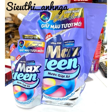 Nước Giặt Xả Max Kleen 3,8kg Hương Huyền Diệu – Giá 167.670đ Giảm Giá