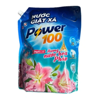 Nước Giặt Xả Power 100 Hương Nước Hoa Pháp Quyến Rũ 3.2kg Giá 128.000 VND