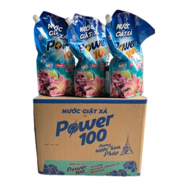 Nước Giặt Xả Power 100 Hương Nước Hoa Pháp Quyến Rũ 3.2kg Giá 128.000 VND
