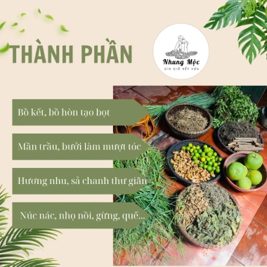 Nước gội bồ kết thảo mộc cô đặc 500ml - Mùi hương của Mẹ, giảm còn 170k