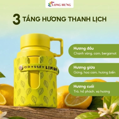 Nước hoa Armaf Odyssey Edition 100ml - Hương nam tính, giảm giá 23% chỉ 949.000₫ 6