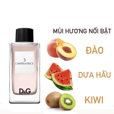 Nước hoa D&G Anthology L Imperatrice 3 100ml XT154 Vỏ tester - Giá ưu đãi 1.32 triệu VND 4