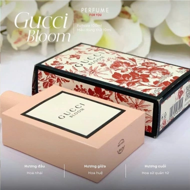 Nước Hoa Gucci Bloom Hoa Nữ EDP 100ml - Giảm 50% 855.000, Hương Tự Nhiên Cao Cấp