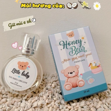 Nước hoa Honeybear mùi phấn em bé dịu nhẹ 25ml - Hương thơm ngọt ngào, giá ưu đãi 89.000₫ 5