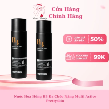 Nước Hoa Hồng B3 Đa Chức Năng Multi Active Prettyskin - Giá chỉ 450.000đ, dưỡng da, se khô, làm sáng da