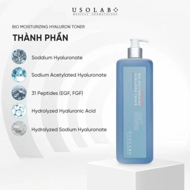 Nước hoa hồng BIO Moisturizing Hyaluron Toner 1.000ml Salon Size - Dưỡng ẩm sâu, Da mịn, 1.540.000₫