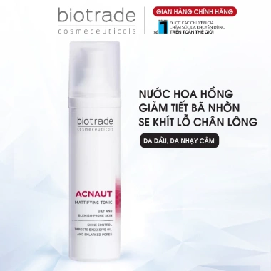 Nước hoa hồng Biotrade Acnaut Mattifying Tonic 60ml giảm bã nhờn, se khít lỗ chân lông - 823k 9
