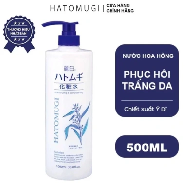 Nước Hoa Hồng Cân Bằng Dưỡng Ẩm Hatomugi Lotion 500ml - Giá 147.000đ 9 Nước Hoa Hồng Cân Bằng Dưỡng Ẩm Hatomugi Lotion 500ml - Giá 147.000đ 9