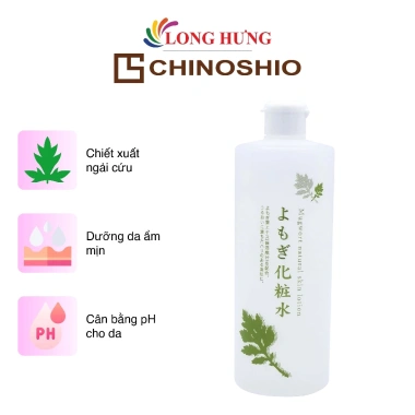 Nước hoa hồng Chinoshio Mugwort 500ml - Dưỡng da tự nhiên, chiết xuất ngải cứu, giá chỉ 99.000 VND