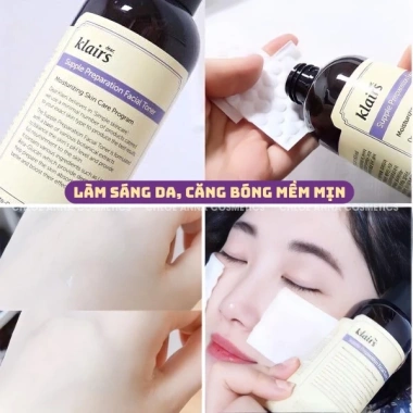 Nước hoa hồng Dear Klairs Supple Preparation Toner da dầu mụn, da nhạy cảm - Giá 300.000 (giảm từ 366.000)
