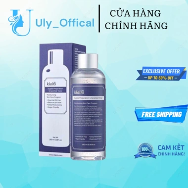 Nước Hoa Hồng Dears Klairs Supple Preparation Toner 180ml Không Mùi Dưỡng ẩm Sáng Da 289.000 VND
