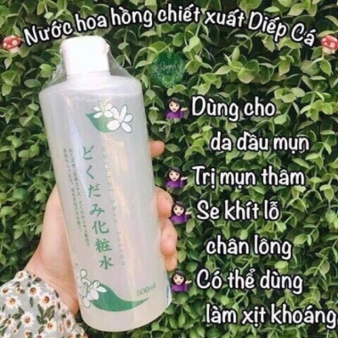 Nước hoa hồng Dokudami Nhật - Toner thiên nhiên dưỡng ẩm, se khít lỗ chân lông, giảm mụn 119k