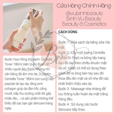 Nước Hoa Hồng DR PEPTI Toner - Cấp ẩm, thu hẹp lỗ chân lông, giá 309.000 VND
