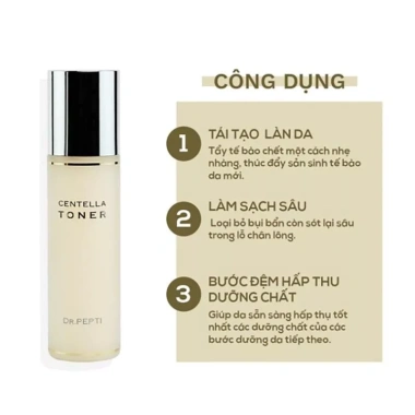 Nước hoa hồng Dr. Pepti và Centella Toner 180ml Dưỡng ẩm Căng Bóng Giá ưu đãi 385k 8 Nước hoa hồng Dr. Pepti và Centella Toner 180ml Dưỡng ẩm Căng Bóng Giá ưu đãi 385k 8