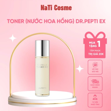 Nước hoa hồng Dr.Pepti Centella Toner 180ml - Rau má, cấp ẩm, trẻ hóa da - 335k