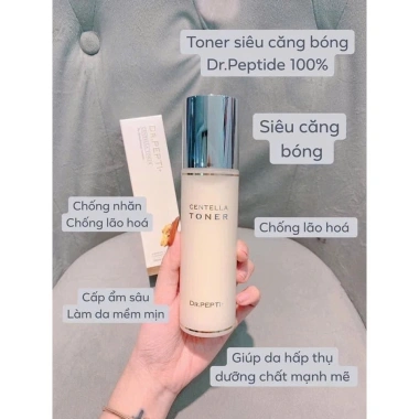 Nước Hoa Hồng Dr.Pepti Dưỡng Da Căng Bóng Centella Toner 180ml - Giá ưu đãi 385.000đ