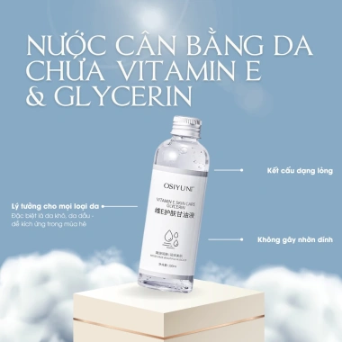 Nước Hoa Hồng Dưỡng Ẩm Vitamin E & Glycerin – Cân Bằng, Làm Dịu, Phục Hồi Cháy Nắng 5
