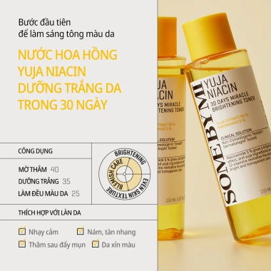 Nước hoa hồng dưỡng trắng Some By Mi Yuja Niacin 150ml - Giá chỉ 332.640đ