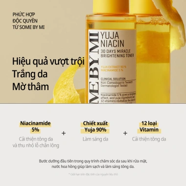 Nước hoa hồng dưỡng trắng Some By Mi Yuja Niacin 150ml - Giá chỉ 332.640đ 3 Nước hoa hồng dưỡng trắng Some By Mi Yuja Niacin 150ml - Giá chỉ 332.640đ 3